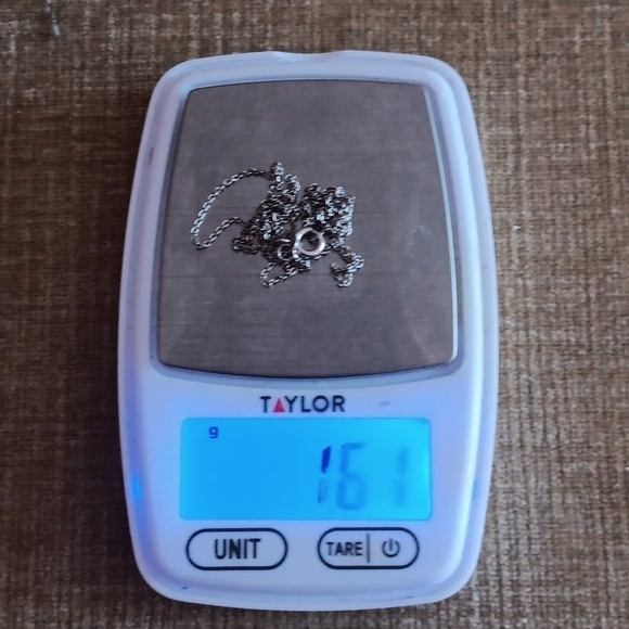 925 Italy Silver Delicate Tiny Chain Necklace - Picture 9 of 13